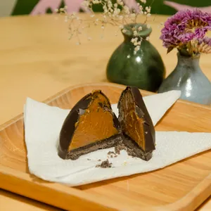 Volcán chocolate leche