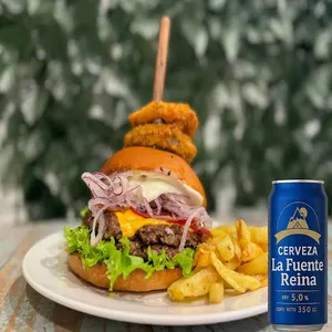 Burger Ossandón Doble+ Cerveza Lata