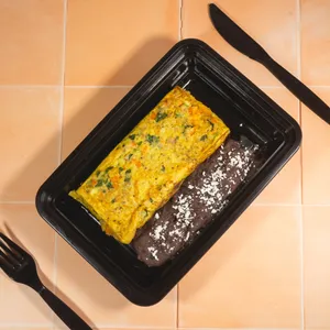 Tortilla de quinoa y vegetales