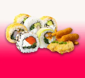 Combo Promo 60 + 6 camarones apanados + 5 gyozas