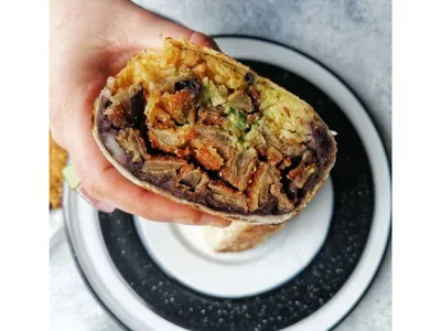 Burrito Milanesa de Berenjena