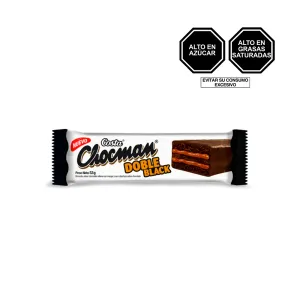 Bizcocho Bañado Chocman Doble Black 53 gr