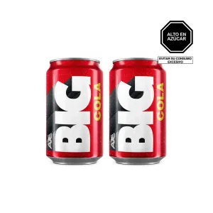 Pack 2 Gaseosa Big Cola Lata 355 Ml