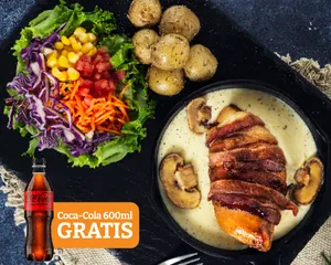 ARROLLADO CON BACON + COCA-COLA 600ML GRATIS!