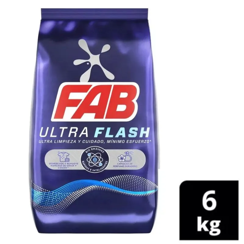 DETERGENTE FAB 6000G ULTRA FLASH DETERGENTE FAB 6000G ULTRA FLASH