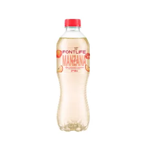 Agua Saborizada Fontlife Manzana Con Gas X 650 Ml