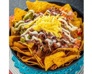 Nachos con chilis
