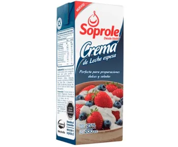 Crema de leche Soprole