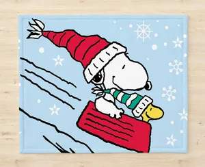 INDIVIDUALES SNOOPY CELESTES X 4