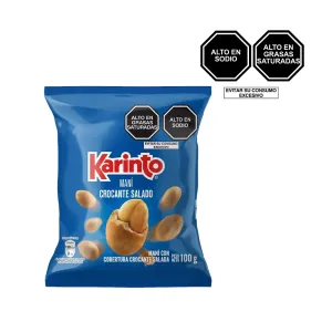 Maní Karinto Crocante Sal x 100 g