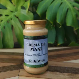 Herbívoro crema de maní