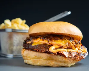 Oklahoma burger doble + Fries