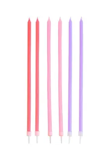 Vela colores pasteles