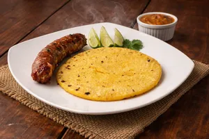 Arepa Con Chorizo