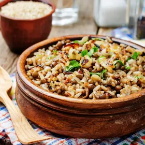 Lentejas con Arroz