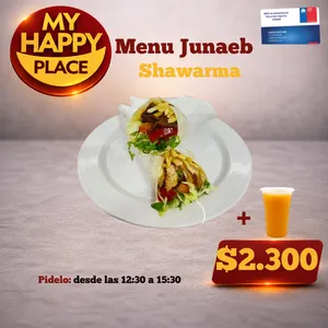 Shawarma Menu Junaeb