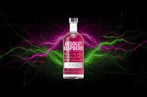 Vodka absolut raspberry + jugo