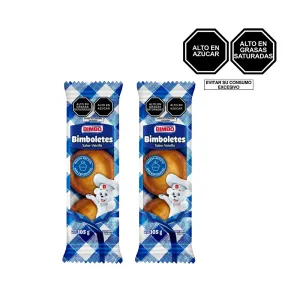 Pack (2 Keke Bimbolete de Vainilla x 105 g)
