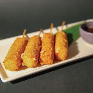 Brochetas de Queso Gouda