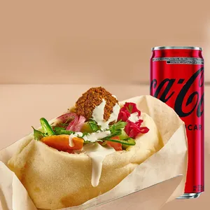 Pita Falafel + Coca-Cola.