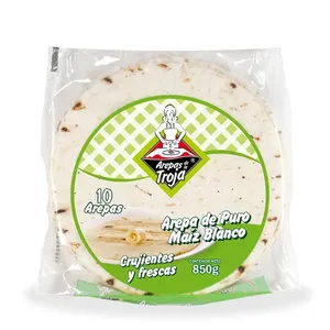 AREPAS DE LA TROJA BLANCA X 850 GRS 10 UNDS