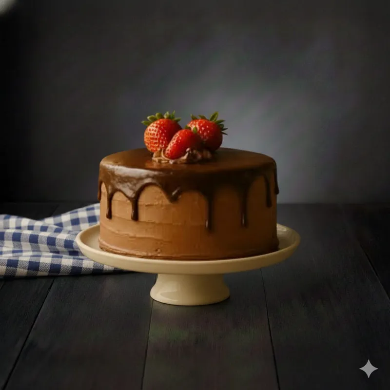 Pastel doble chocolate mediano