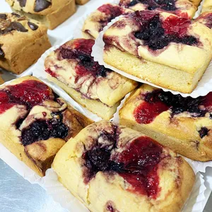 Muffins de frambuesas libre de gluten