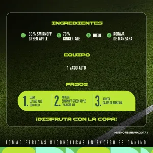 Vodka Smirnoff green Apple 700 ml