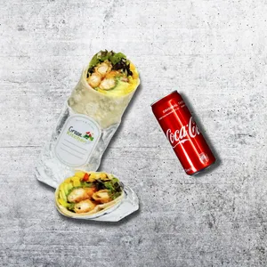 Wrap pollo frito + bebida