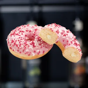 Donut Pink & White