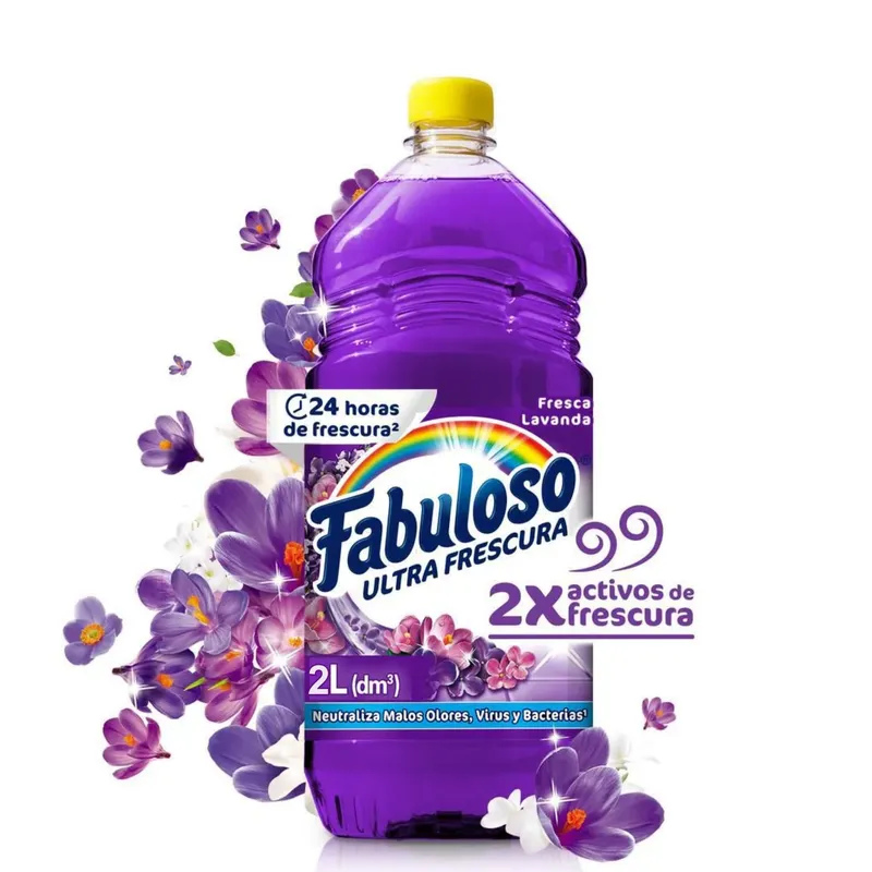 LIMPIADOR FABULOSO FRESCA LAVANDA 2000ML ANTIBACTERIAL LIMPIADOR FABULOSO FRESCA LAVANDA 2000ML ANTIBACTERIAL