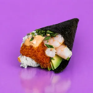 Temaki Ebi Spicy