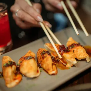 Dumplings de camarón