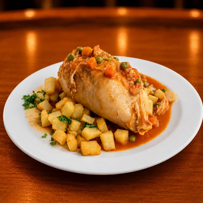 Pollo Arvejado