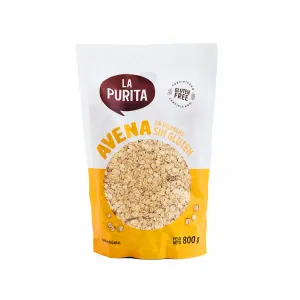 Avena La Purita En Hojuelas Sin Gluten X 800 Gr