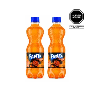 Pack (2 Gaseosa Fanta Naranja x 500 ml)