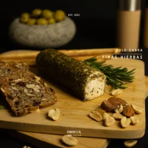 QUESO DE CABRA RULO FINAS HIERBAS INBOCCA 140 GR