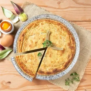 Quiche de alcachofa