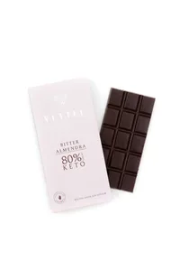 Barra Keto Almendra 80% Cacao 50 g