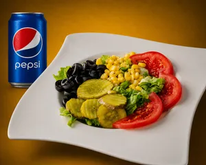 Ensalada Vegetariana + Proteina Vegetal