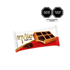 Waffle Cake Invite Relleno Sabor a Chocolate x 45 g
