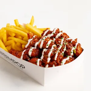 The Top Pollo Frito Semipicante con Salsa Blanca