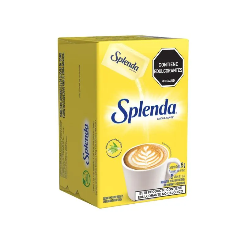 ENDULZANTE POLVO SPLENDA X 25 GRS 25 UNDS