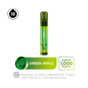 Vuse Go Vapeador Green Apple 1,000 puffs
