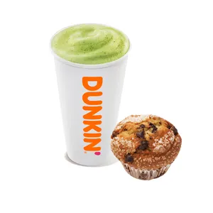 Matcha Latte L + Muffin