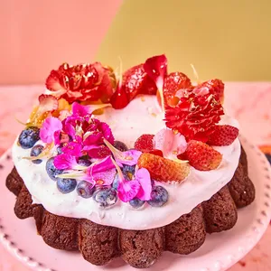 Volcan de Chocolate y frutas Casero