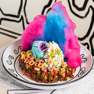 Rainbow waffle