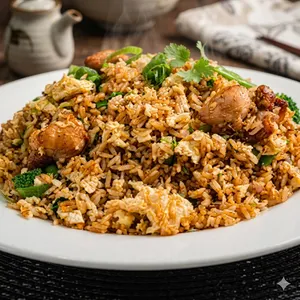 Arroz chaufa de pollo