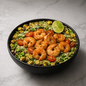 Ensalada Cesar camarón