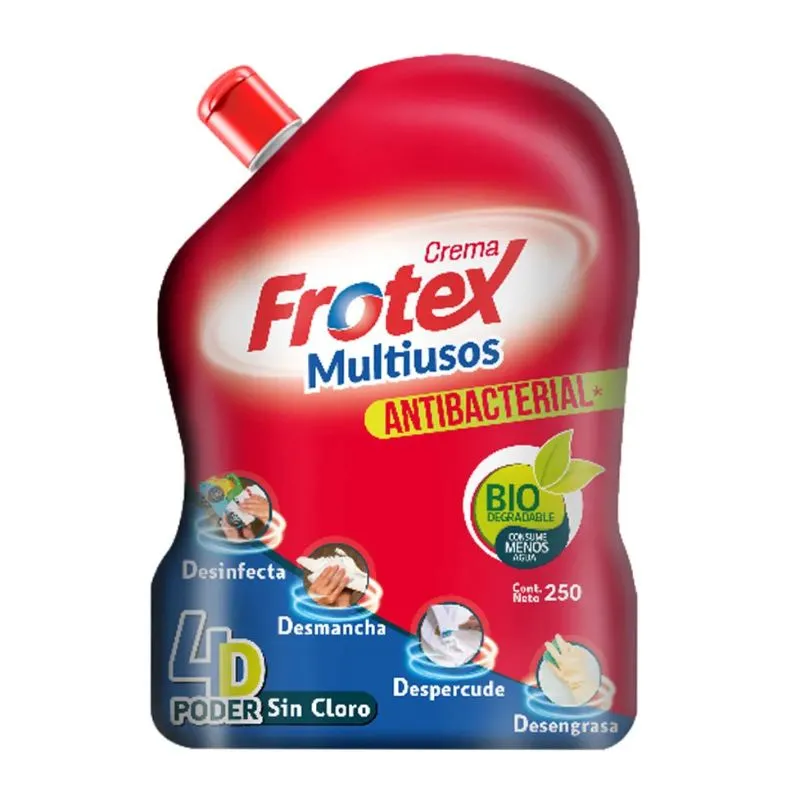 Crema multiusos frotex antibacterial x 250 grs doypack Crema multiusos frotex antibacterial x 250 grs doypack
